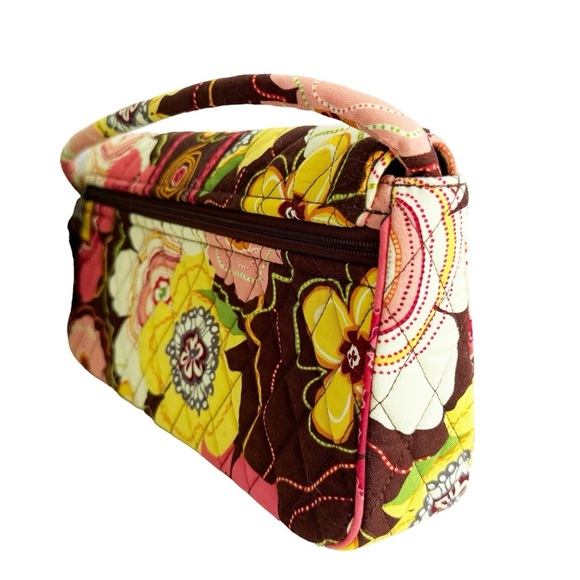 Vera Bradley NWOT KNOT JUST A CLUTCH Purse 12" Handle brown floral quilted boho - Picture 5 of 11